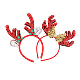 Christmas Hair Accessories Elves Party Christmas Reindeer Antler Costume Headbands For Christmas Holiday Party