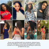 VRVOGUE Brazilian Deep Wave 3 Bundles 100% Human Hair 7A+ Unprocessed Natural Color Brazilian Virgin Hair Extensions (8 8 8)