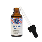 NEW- 2 Ounces of All Natural Sandalwood Beard Oil with 10 OILS for Beard Care, the Beard Softener Great for Any Beard Care Kit
