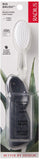 RADIUS Toothbrush Big Brush with Replaceable Head, Right Hand, Soft in Black Sparkle, BPA Free and ADA Accepted, Designed to Improve Gum Health and Reduce the Risk of Gum Disease