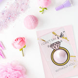 Bridesmaid Proposal Cards with Bath Bombs | Bridesmaids Proposal Gifts | Bridesmaid Card Pack | Will You be My Bridesmaid | Ring Style (10 Pack)