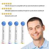 Bunny Lamb Soft Replacement Brush Heads for Sensitive Gum Care and Teeth Compatible with Oral-B - Count of 20