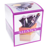 SHANY Cosmetics 2-in-1 Water-resistant Makeup Brush Holder with Removable Cosmetics Organizer Insert - Bronzed Caramel