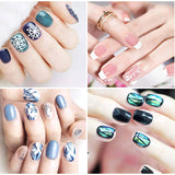 Stamping Gel Kit, MYSWEETY 8PCS 8ml Nail Art Stamping Gel + 4pcs Stamping Plates + 2pcs Nail Art Scraper + 2pcs Stamper+ 2pcs Anti-overflow Latex, Polish Stamping Kit for Nail DIY Printing
