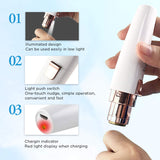 VieBeauti Rechargeable Eyebrow Trimmer Facial Hair Remover, USB Charger, 1 Count