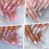 Makartt Poly Nail Extension Gel Kit with Led Lamp Nail Builder Extension Gel Trial Kit Nail Technician Clear Pink Poly Extension Gel Beginner Set, P-29