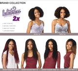 Sensationnel Crochet Braids Lulutress 2X Pre-Looped Skinny Passion Twist 24" (5-PACK, 99J)