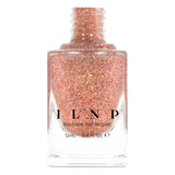 ILNP Love Triangle - Metallic Silver, Gold, and Rose Flakie Topper Nail Polish, Chip Resistant, 7-Free, Non-Toxic, Vegan, Cruelty Free, 12ml
