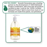 Seventh Generation 22925CT Natural Hand Wash, Mandarin Orange & Grapefruit, 12 oz Pump Bottle, 8/CT