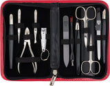 3 Swords Germany - brand quality 12 piece manicure pedicure kit set - nail care tools - Made in Solingen Germany (217)