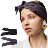 BLOM Beau Tie Adjustable Headband. for All Head Sizes. Tie Up Head Wrap Headband for Sports, Running, Yoga, and Fashion.