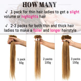 S-noilite U Tip Pre Bonded Human Hair Extensions Dark Brown 100strands 50g 22Inch Keration Fusion Nail Tip Hairpieces Silky Straight Brazilian Human Hair For Women #2