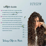Vivien Brown Clip in Wavy Hair Extensions 12 inch Dark Brown Curly Clip in Remy Human Hair Natural Wave Full Head Brown Clip on Hair Extensions Real Human Hair for Black Women 7pcs 70g