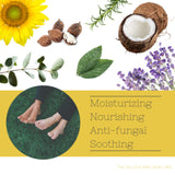 All Natural Antifungal Foot Cream. Moisturizing Organic Relief for Dry Cracked Heels, Callused Feet, Athletes Foot. Best Therapeutic Grade Essential Oils: Peppermint, Lavender, Eucalyptus, Tea Tree.