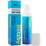 Blitzby Antiperspirant Hand Lotion (50ml), No More Sweaty Hands! Great for Hyperhidrosis, Gentle, Alcohol-Free, Hydrating, Natural Ingredients