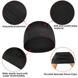 12pcs Dome Caps Stretchable Wigs Cap Spandex Dome Cap Dome Wig Caps for Making Wigs Black Wig Cap Large Hair Style Wig Cap Elastic Dome Caps for Men Women Wigs Making Hair Styling Halloween