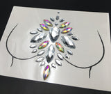 Glitter Tattoo Sticker Boho Body Decor Sticker Bindi Sticker Can Be Stick On Self Adhesive Gems Chest Tattoo Sticker Pasties Temporary Tattoos Carnival Bohemian