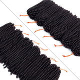 4 Pack Spring Twist Crochet Braid Bomb Twist Crochet Hair Braiding Ombre Colors Kanekalon Synthetic Fluffy Hair Extensions Low Temperature Fiber (12 Inch, 2#)