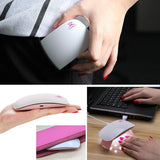 Makartt Nail Art Foil Glue Gel and Nail Lamp Bundle, 15ML 2 Bottles Foil Stickers Nail Transfer Tips , 6W Mini UV LED Lamp