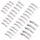 PH PandaHall 120pcs 4 Size Iron Rectangle Barrette Snap Hair Alligator Clips Metal French Barrette Hair Clips Hair Clips Alligator Hair Clips