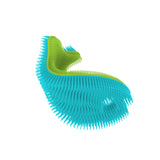 Innobaby Bathin' Smart Silicone Fish Antimicrobial Bath Scrub, Aqua/Green