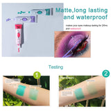 Ownest 3 Colors Eyeshadow Makeup Primer,Liquid Eyeshadow Primer Matte Eyeshadow Primer Base,Waterproof Long Lasting Eyeshadow Primer Makeup-Set B(18ml)