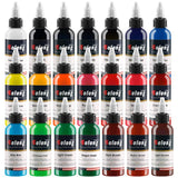 Solong Tattoo Ink Set, 1oz (30ml) Tattoo Supply Tattoo Supply USA 21 Colors Pigment Kit Tattoo Ink Color Set TI302-30-21