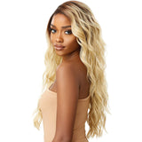 Premium Swiss Lace Front Wig Melted Hairline RIA Ear-to-Ear Soft Lace Pre-attached Elastic band Pre-Plucked (1B)