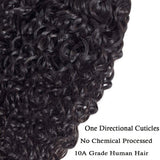 10A Brazilian Virgin Hair Curly Hair Weave 3 Bundles 12" 14" 16" 300g Virgin Brazilian Kinky Curly Weave Human Hair Bundles 100% Unprocessed Virgin Remy Hair Bundles Natural Color