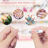 BTArtbox Nail Glue - 20PCS Nail Glue for Acrylic Nails, Professional Strong Adhesive Nail Glue for Press on Nails, 0.07 oz per tube