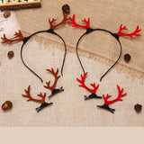 Antler Headband Hair Hoop Deer Horn Hair Clips for Halloween Christmas NFG02