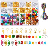 Kyerivs Hair Braid Accessories with Hair Aluminum Dreadlocks Beads Cuffs and Jewelry Rings Decorations Pendants, Hair Clips, Wood Beads, Pony Beads, Metallic Cord For Girls Boys Hair Decoration