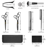 Hair Cutting Scissors, Acocho 11 pcs, Scissors for Hair Cutting, Black, Hair Cutting Scissors Set, Professional Thinning Scissors for Cutting hair