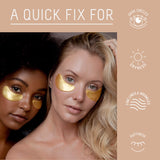24K Gold Collagen Eye Masks, All Natural and Non Toxic Under Eye Treatment for Dark Circles and Puffy Eyes, Skin Firming and Anti Aging Eye Patches, Hydrates and Reduce Wrinkles, 12 Pairs – BEAUTOLOGY LAB