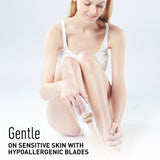 Panasonic ES-ED50-N Multi-Functional Wet/Dry Shaver and Epilator for Women, Women’s with Four Hair Removal Attachments and Travel Pouch