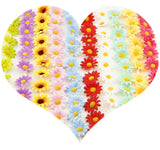 10 PCS Sunflower Headband Multicolor Floral Flower Crown Headpiece Hair Wreath For Women Girl