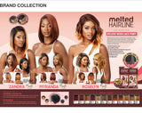 Outre melted Hairline Lace Front Wig Deluxe Wide Lace Part 2x5 HD Transparent Lace ZANDRA (1B)