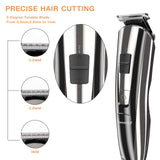 SweetLF Beard Trimmer for Men Cordless Hair Clipper Grooming kit Hair Trimmer Mustache Trimmer Body Groomer Trimmer for Nose Ear Facial Hair Cordless Waterproof 5 in 1