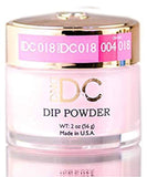 DND DC Pinks DIP POWDER for Nails 1.6oz, 45g, Daisy Dipping (with Glitter) Made in USA (Violet Pink (018))