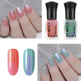Ownest 6 Colors Pearl Nail Polish, Shell Nail Polish Lacquer Shiny Shimmer Manicure Varnish Salon Art Nail Lacquer Mermaid Pearl Shell Nail Polish Color-Set B