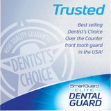 Dental Guard SMARTGUARD ELITE (2 Guards 1 Travel case) Front tooth Custom Anti Teeth Grinding Night Guard for Clenching - TMJ Dentist Designed - Bruxing Splint Mouth Protector For Relief of Symptoms
