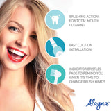 Alayna Replacement Brush Heads - Pack of 20 Generic Electric Toothbrush Heads Fits 7000, Pro 1000, 9600, 500, 3000, 8000, + More-