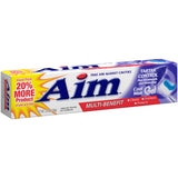 AIM Tartar Control Plus Mouthwash & Whitening Anticavity Fluoride Toothpaste, 5.5 oz