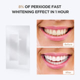 Express Whitening Strips for Teeth, Dental Formula 1 Hour White Strips Reduces Sensitivity Safe for Enamel, 20 Pcs Non-Slip Whitestrips for Expert Teeth Whitening by Fairywill