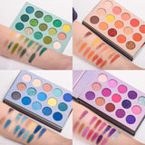 60 Shades Color Board Eyeshadow Palette Shimmer Matte and Glitter Eye Shadow Soft Creamy Texture Waterproof Blendable Long Lasting Eye Makeup Palette