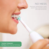 NO‌ ‌MESS‌ ‌Natural‌ ‌Teeth‌ ‌Whitener‌ ‌-‌ ‌White‌ ‌Activated‌ ‌Charcoal‌ ‌w/‌ ‌Coconut,‌ ‌Bamboo‌ ‌&‌ ‌ Hardwood‌ ‌Formula‌ ‌-‌ Remineralizing‌ Mint, Non-Fluoride & Natural‌ ‌Active‌ ‌Whitening‌