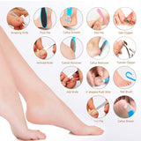Pedicure Kit Professional Manicure and Pedicure Tools Supplies Set 16 Pieces Foot Care Kit Feet Set for Women Men