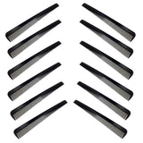 Hair Comb 12 Pack - Barber Comb - Plastic Comb for Styling Haidressing Comb for Hair Mustache and Beard