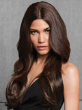 22" Straight Fineline Extensions Color R10 CHESTNUT - Hairdo Wigs 4 Piece Kit Clip In Women's Tru2Life Heat Friendly Synthetic Added Length Bundle with MaxWigs Hairloss Booklet