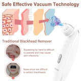 Blackhead Remover Vacuum, VITCOCO 5MP Visible Electric Facial Pore Cleanser Blackhead Suction Tool, 6 Modes & 4 Replaceable Suction Probes, LED Display, USB Rechargeable Blackhead Extractor Tool